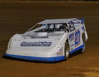 Jonathan Wolfe won the Late Model Sportsman portion of the Tommy Bare Memorial on Friday, May 19, 2023. The win was his second straight and third overall of the season.