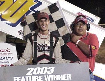 Zach Chappell in victory lane