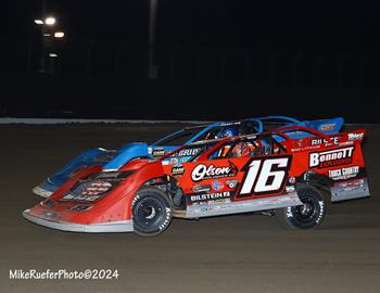 Davenport Speedway (Davenport, IA) – Lucas Oil Midwest Late Model Racing Association – Corn State Nationals – September 13th-14th, 2024. (Mike Ruefer Photo)