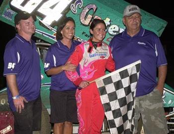 Natalie Sather and team after claiming the ASCS Midwest Region championship