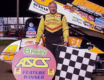 Gary Wright wins his 91st career ASCS National Tour feature