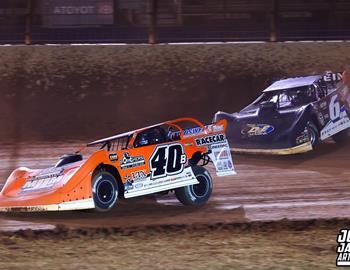 The Dirt Track at Charlotte (Concord, N.C.) – World of Outlaws Case Late Model Series – World Finals – November 6th-9th, 2024. (Josh James Artwork)