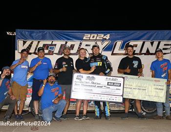 Davenport Speedway (Davenport, IA) – Lucas Oil Midwest Late Model Racing Association – Corn State Nationals – September 13th-14th, 2024. (Mike Ruefer Photo)