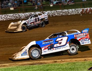 Lucas Oil Speedway (Wheatland, MO) – Lucas Oil Late Model Dirt Series (LOLMDS) – Show-Me 100 – May 2t, 2024. (Heath Lawson photo)