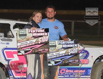 Saranda Lewis won the Powder Puff Division at Two Dollar Pistol Motor Speedway on September 7