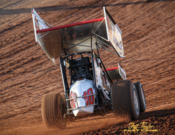 Lawton Speedway (Lawton, OK) – World of Outlaws NOS Energy Drink Sprint Car Series – Sooner State Showdown – March 28th, 2025. (Jeff Taylor photo)