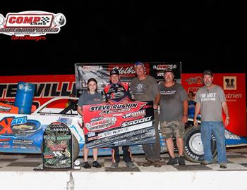 Billy Moyer won the Steve Rushin Memorial opener on Friday, September 20 at Batesville Motor Speedway (Locust Grove, Ark.).
