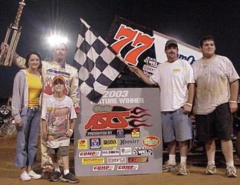 Tim Crawley and company in victory lane