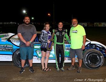 Josh Skorczewski wins at Miller Central Speedway on July 13