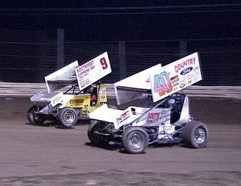 Gary Wright and Ricky Stenhouse, Jr.