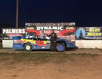 Continuing his winning ways Kyle Peterlin won the $5,000 Wissota Gondik Law Late Model Series event at Gondik Law Speedway (Superiror, Wisc.).