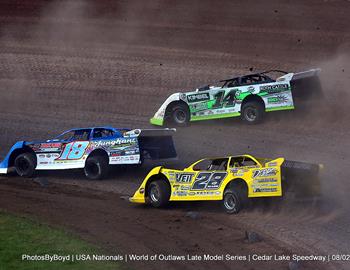 Cedar Lake Speedway (New Richmond, WI) – World of Outlaws Case Late Model Series – USA Nationals – August 1st-3rd, 2024. (Todd Boyd photo)