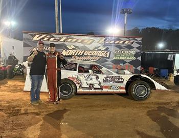 Cade Brookshire won the 604 Crate division at North Georgia Speedway on April 19.