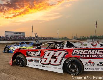 Callaway Raceway (Fulton, MO) – Lucas Oil Midwest Late Model Racing Association (MLRA) – June 7, 2024. (Mike Musslin/Checkered Flag Photography photo)