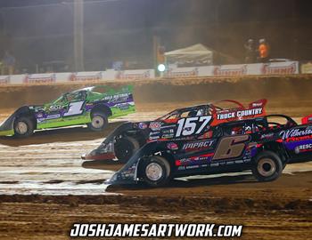 Golden Isles Speedway (Brunswick, GA) – Lucas Oil Late Model Dirt Series – Super Bowl of Racing – January 25th-27th, 2024. (Josh James photo)