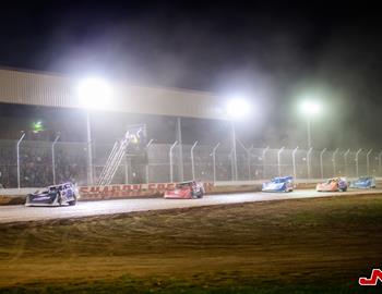 Sharon Speedway (Hartford, OH) – World of Outlaws Case Late Model Series – Battle at the Border – August 20th, 2022. (Jacy Norgaard photo)