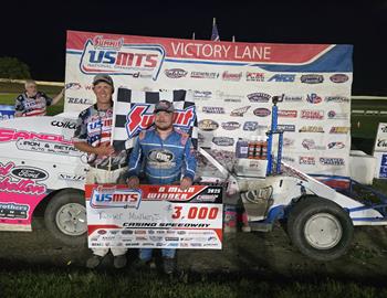 Casino Speedway (Watertown, SD) – United States Modified Touring Series (USMTS) – 14th Annual Summersota Nationals – June 17, 2025. (Casino Speedway photo)