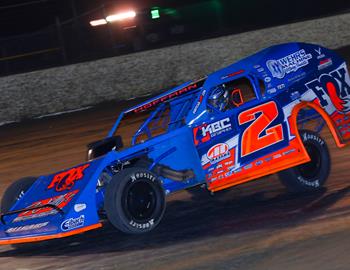 Nick Hoffman at Volusia Speedway Park in February 2021. (Josh James photo)