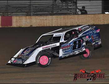 Austin in action at County Line Raceway on October 14, 2022.
