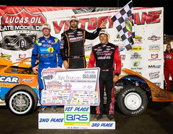I-80 Speedway – Lucas Oil Late Model Dirt Series – Silver Dollar Nationals (Heath Lawson photo)