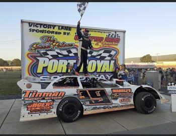 Dillan Stake swept the Selinsgrove Ford Limited Late Model Twin 20’s on Saturday night at Selinsgrove (Pa.) Speedway.