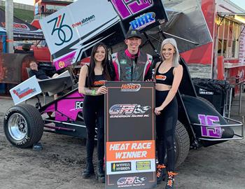 Heat race win at Husets Speedway on May 15.