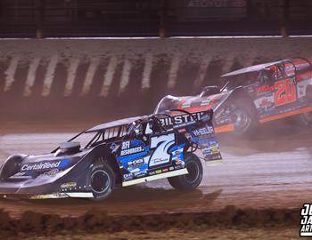 The Dirt Track at Charlotte (Concord, N.C.) – World of Outlaws Case Late Model Series – World Finals – November 6th-9th, 2024. (Josh James Artwork)