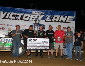 Callaway Raceway (Fulton, MO) – Lucas Oil Midwest Late Model Racing Association – June 7th, 2024. (Mike Ruefer Photo)