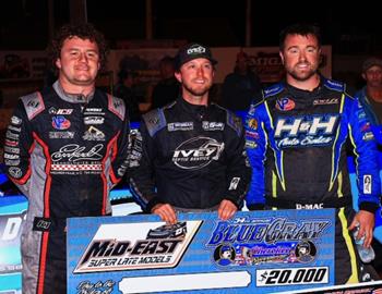 Cherokee Speedway (Gaffney, SC) – Carolina Clash Super Late Model Series & Mid-East Super Late Model Series – Blue/Gray – November 17th, 2024. (ZSK Photography)