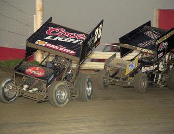 Mitch Runge (28) and Don Droud, Jr. (2)