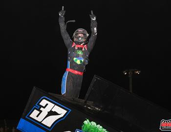Jacksonville Speedway (Jacksonville, IL) – Midwest Open Wheel Association – Carolyn Schuh Memorial – September 12th, 2025. (Brendon Bauman photo)