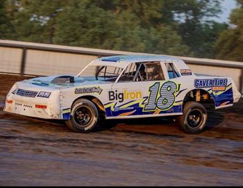 Jacob Anson Racing wins the IMCA Racing Stock Car event at US 30 Speedway on Aug. 4