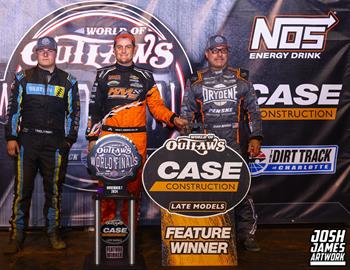 The Dirt Track at Charlotte (Concord, NC) – World of Outlaws Case Late Model Series – World Finals – November 6th-9th, 2024. (Josh James Artwork)