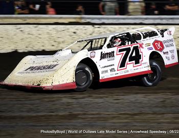 Arrowhead Speedway (Colcord, OK) – World of Outlaws Real American Beer Late Model Series – Sooner State Showdown – August 22nd-23rd, 2025. (Todd Boyd photo)