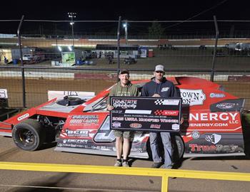 Gary Christian wins at Tri-State Speedway (Pocola, OK) on May 10, 2025.