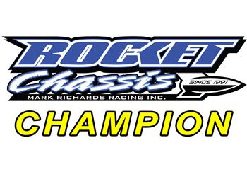 Derrick Shaw won the 2020 Fastrak Crate Late Model track championship at Elkins Raceway in Karens, W.Va.