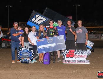 Jacksonville Speedway (Jacksonville, IL) – Midwest Open Wheel Association – Carolyn Schuh Memorial – September 12th, 2025. (Brendon Bauman photo)