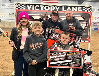 Zander LaRose wins the Beginner Clone Green Plate class in the  Doe Run Indoor Series (Palmyra, MO) on November 16, 2024.