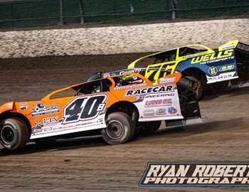 Kyle Bronson in action at the Dirt Track World Championship at October 18-19, 2024.