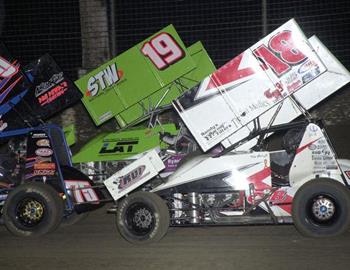 Tony Bruce, Jr. (18), Jesse Hockett (75) and Klint Angelette (19)