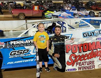 Kyle Hardy banked a $3,022 win on Sunday night at Maryland’s Potomac Speedway.