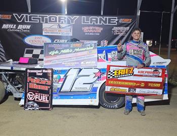Brendan Warner won at Eriez Speedway on June 15.