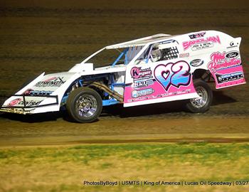 Lucas Oil Speedway (Wheatland, MO) – United States Modified Touring Series (USMTS) – King of America XIV – March 27-29, 2025. (Todd Boyd photo)