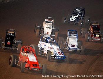 The field charges off turn four