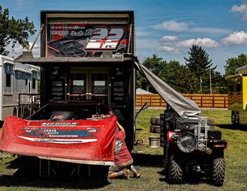 Davenport Speedway (Davenport, IA) – DIRTcar Summer Nationals Hell Tour – Governors Cup – June 17th, 2025. (Tyler Carr Photo)