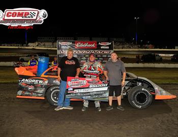 B.J. Robinson rallied from 13th to win the $5,000 CCSDS feature at Arrowehead Speedway on Sept. 14.