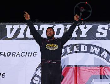 Victory Lane at Eldora Speedway on April 26. *(Josh James Artwork image)*