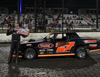 Andy Morris wins at Arrowhead Speedway on August 2