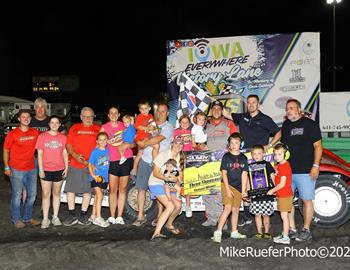 Adams County Speedway (Corning, IA) – Malvern Bank West Series – Gail & Karen Hampel Memorial – June 28th, 2025. (Mike Ruefer Photo)