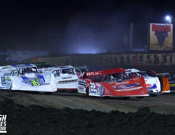 Farmer City Raceway (Farmer City, IL) – World of Outlaws Late Model Series – Illini 100 – April 11th-12th, 2025. (Josh James Artwork)